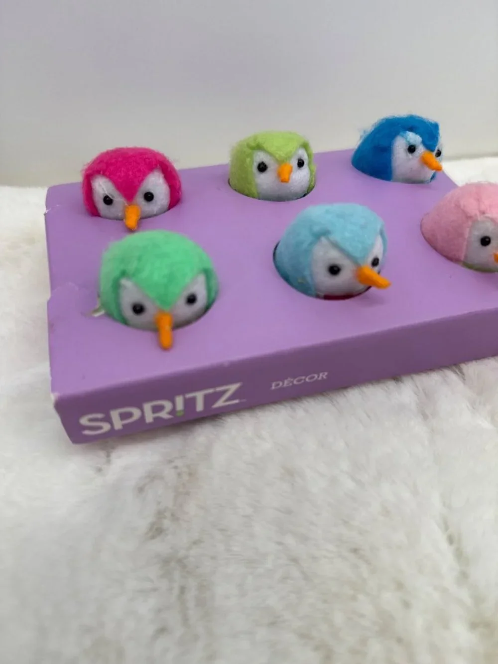 Target Featherly Friends Spritz Easter 2025 Spring 7 pc Birds in Egg Carton New